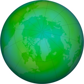 Arctic ozone map for 1980-09